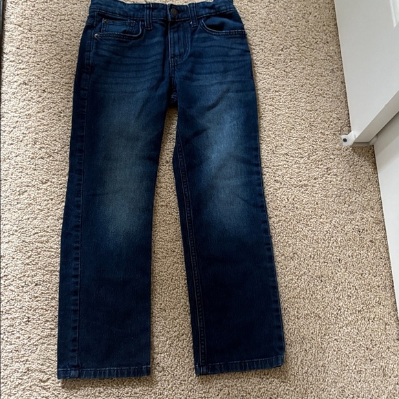 Upcycled with Granny squares Cat & Jack Dark Blue Stretch Jeans - Picture 5 of 8